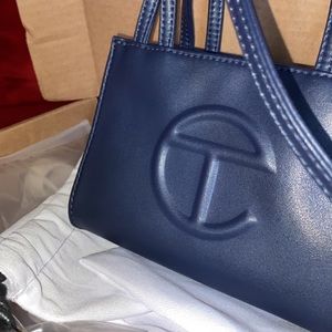 Telfar Small Navy Shopping Bag